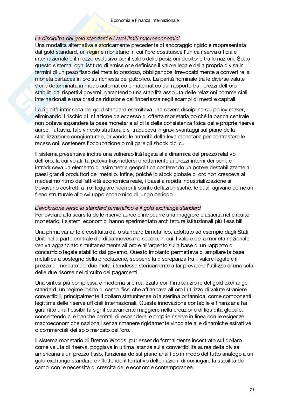 Riassunto esame Economia e finanza internazionale, Prof. Carbonari Lorenzo, libro consigliato Economia internazionale (Vol. 1 e 2), XII Edizione, Krugman, Obstfeld, Melitz Pag. 71