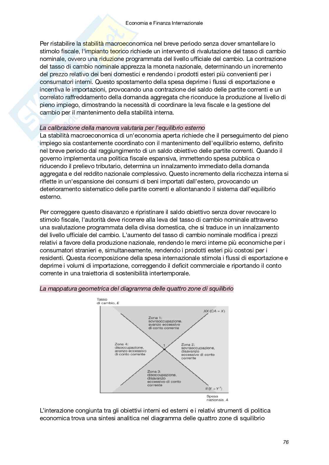 Riassunto esame Economia e finanza internazionale, Prof. Carbonari Lorenzo, libro consigliato Economia internazionale (Vol. 1 e 2), XII Edizione, Krugman, Obstfeld, Melitz Pag. 76