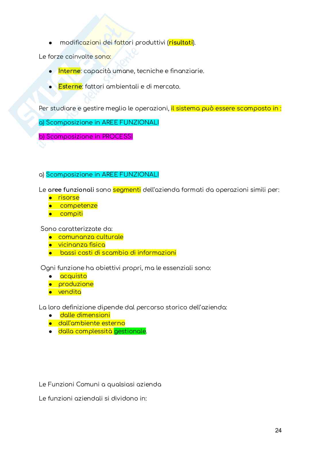 Primo parziale Economia aziendale e principi di contabilità Pag. 11
