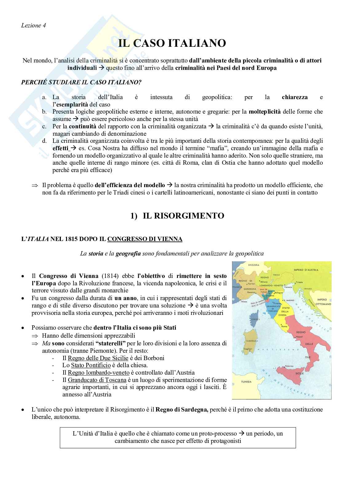 Appunti di Geopolitica e criminalità organizzata Pag. 11