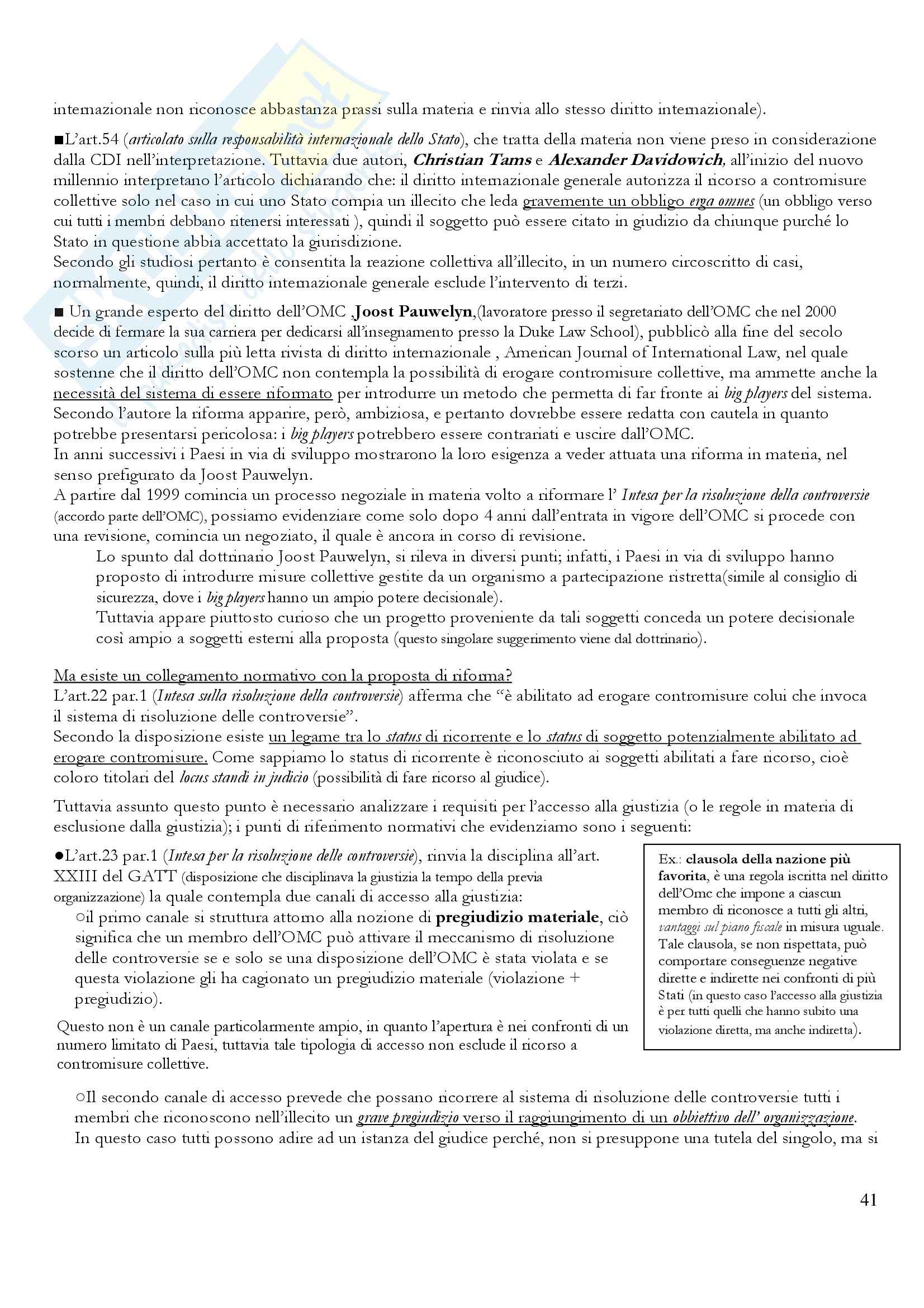 Diritto internazionale - Appunti Pag. 41