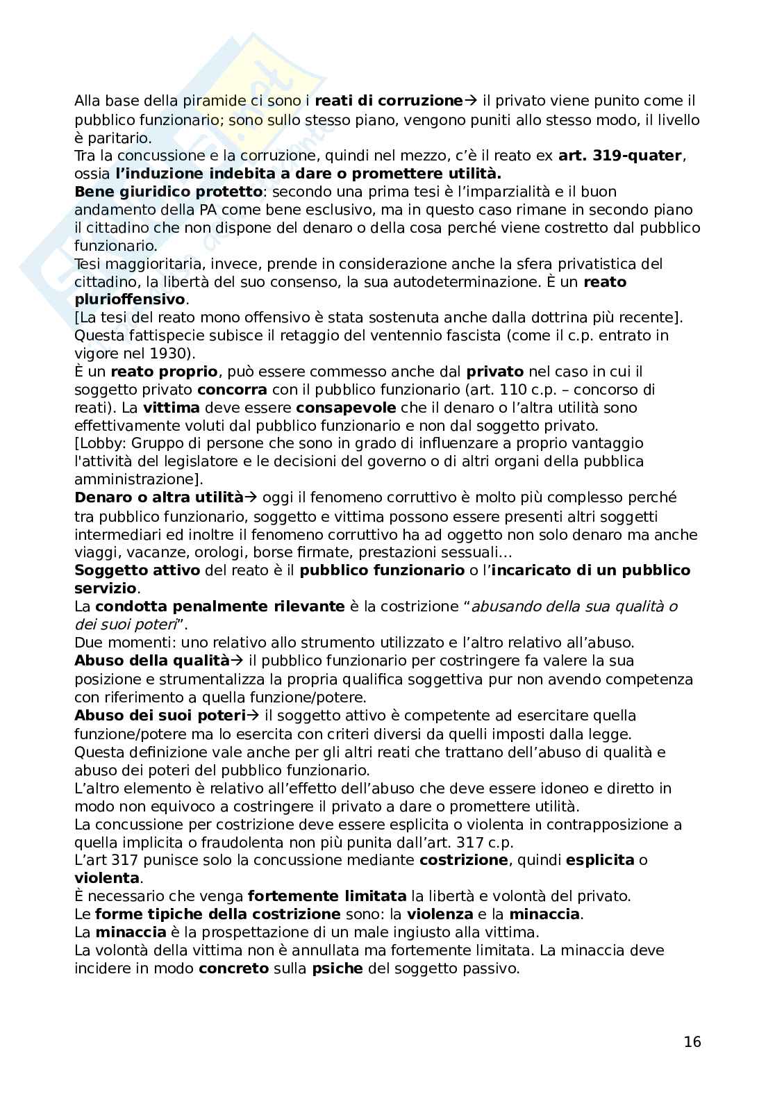 Appunti di Diritto penale II - Prima parte Pag. 16