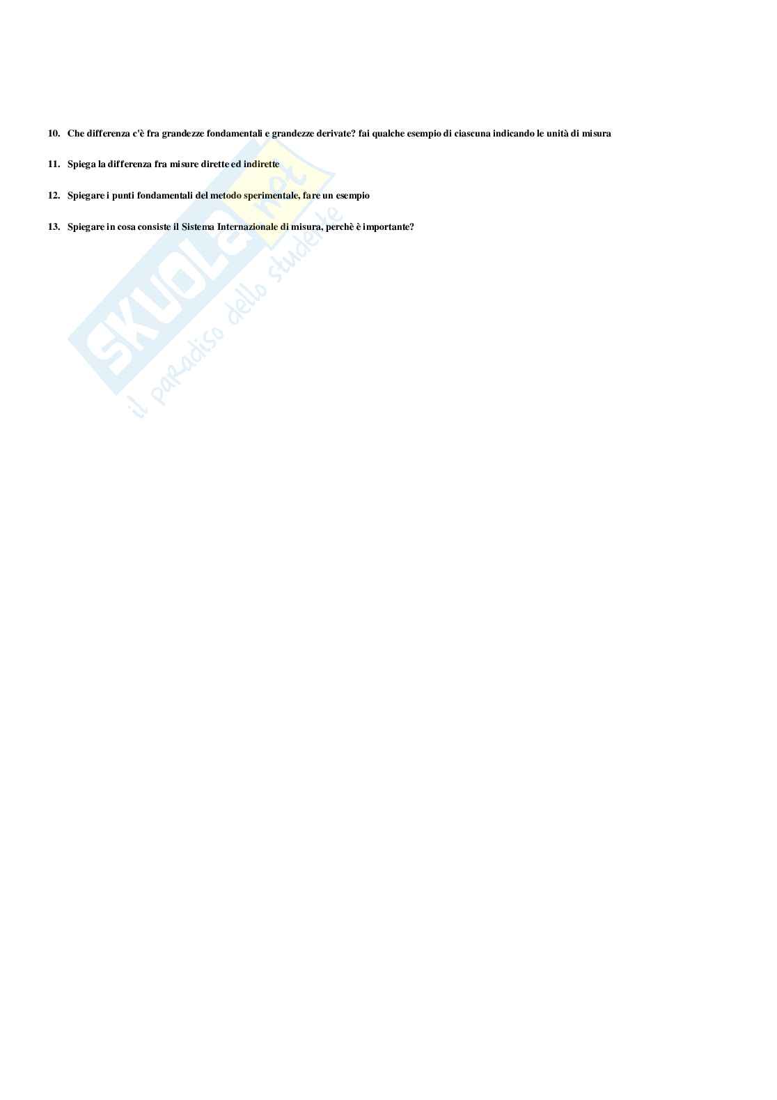 Paniere Fisica applicata - Risposte multiple (2026) Pag. 6
