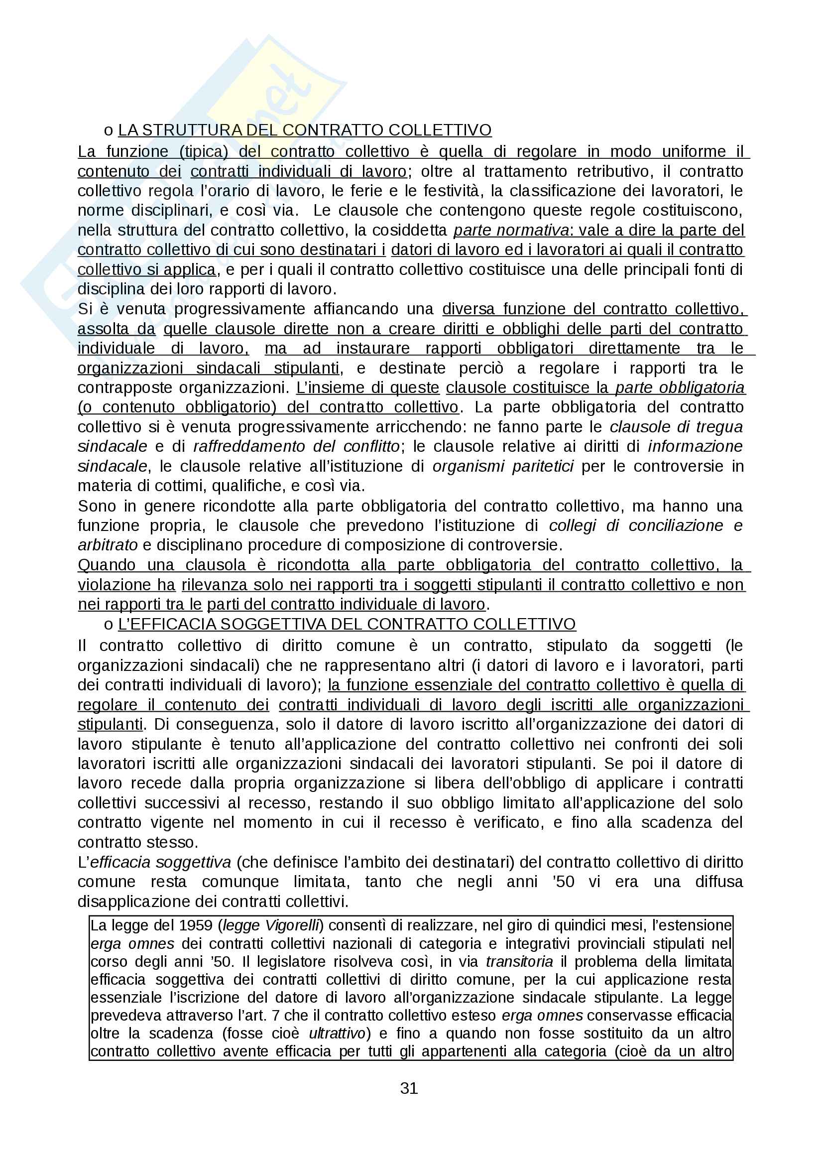 Diritto del lavoro Pag. 31
