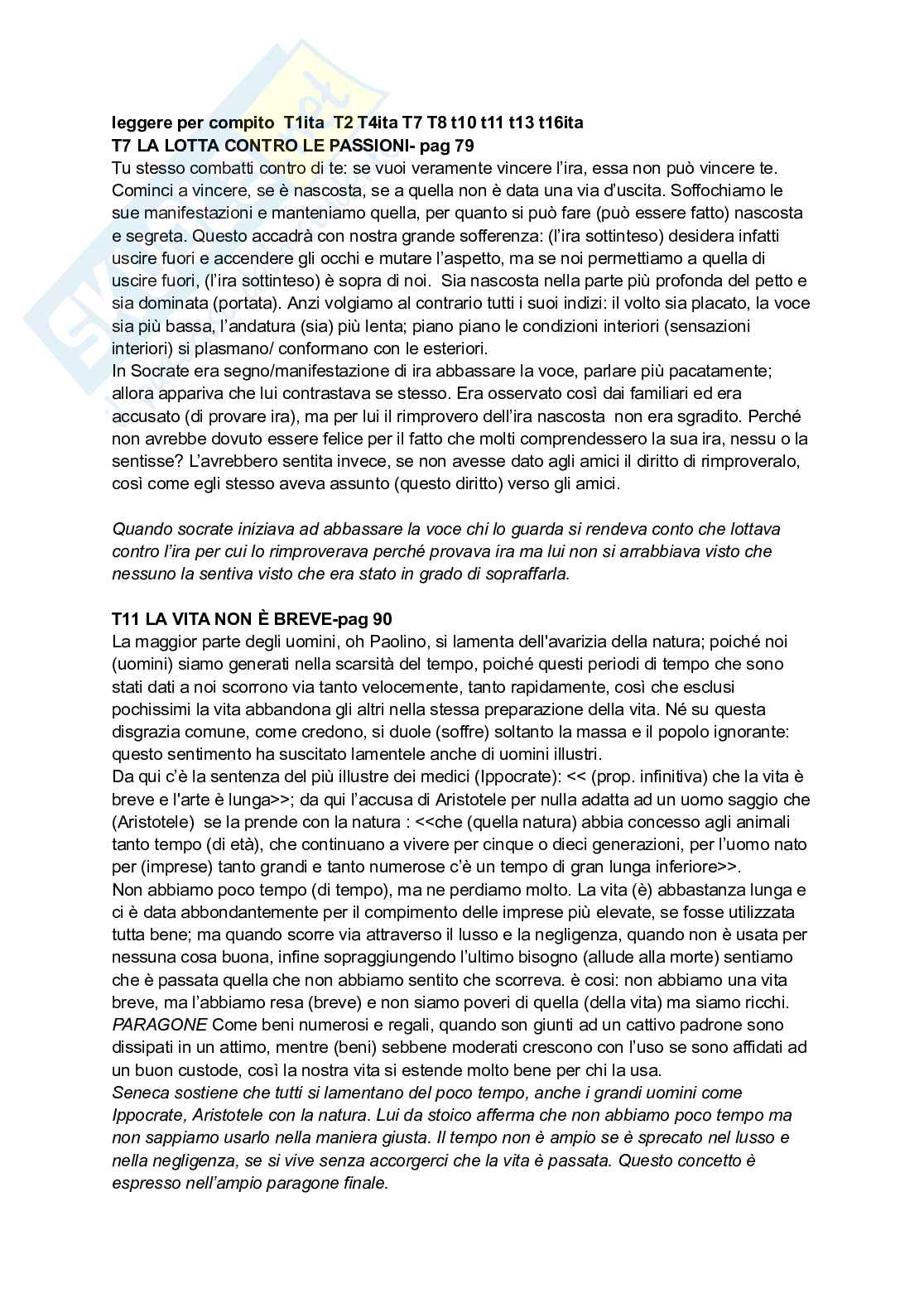 Traduzioni Tacito  Pag. 1