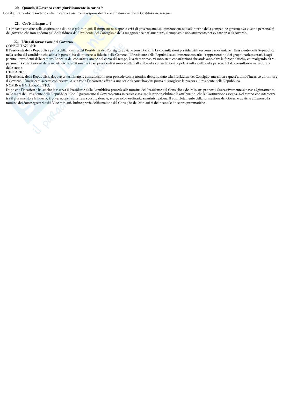 Paniere Completo di Istituzione di diritto pubblico (2026) - Risposte Multiple e Aperte Corrette Pag. 36
