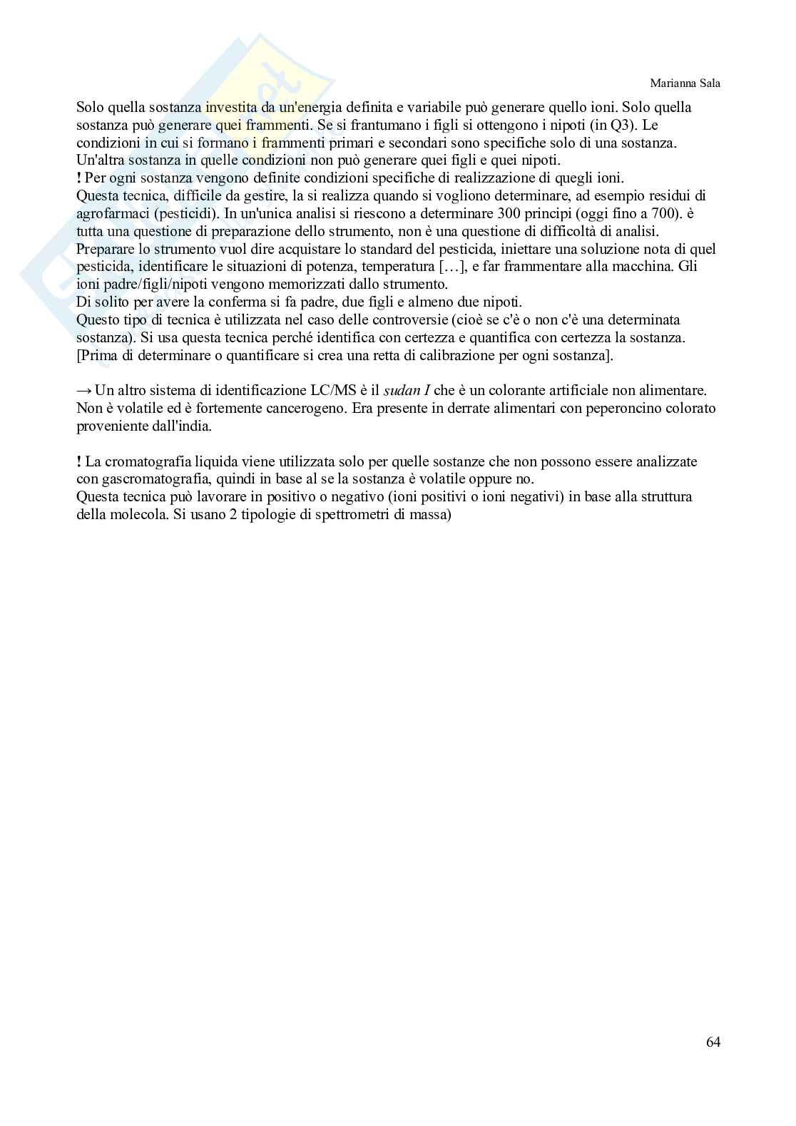 Analisi chimica degli alimenti Pag. 66