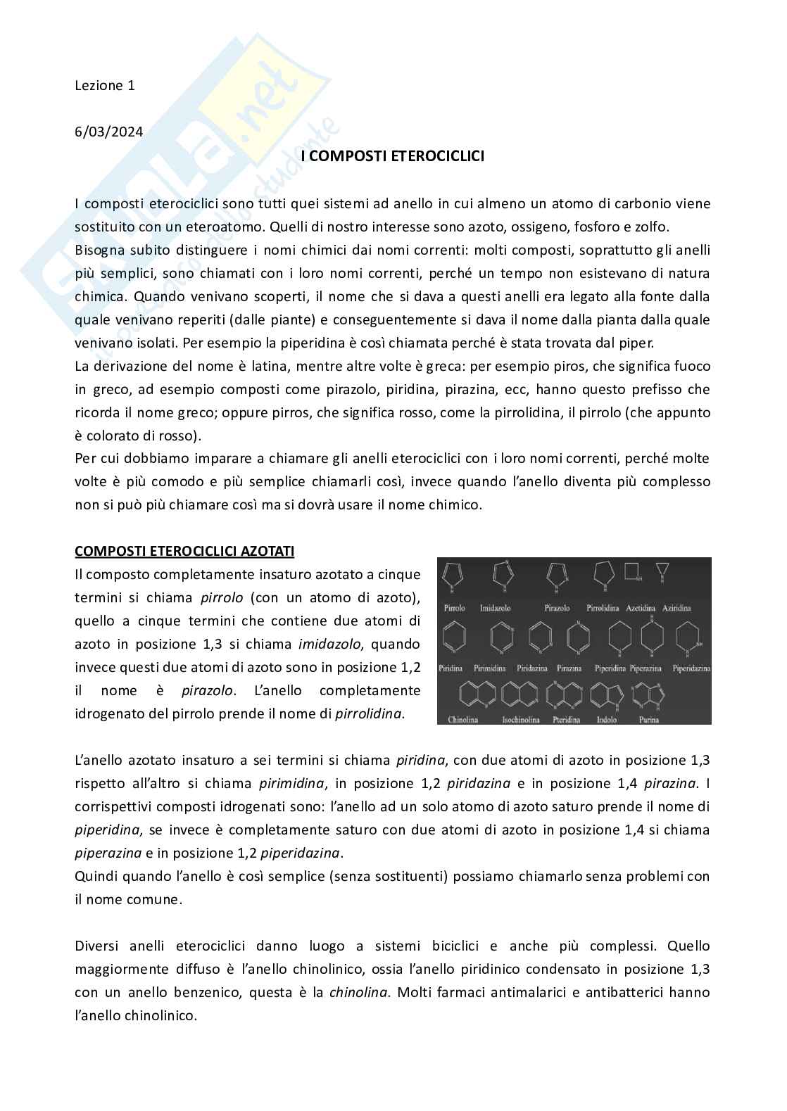 Chimica farmaceutica e tossicologica 1 - file completo 2024 Pag. 1