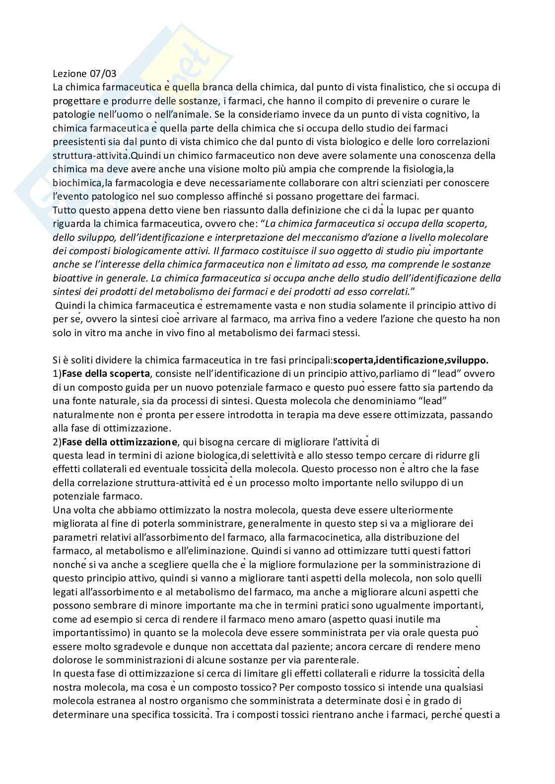Chimica farmaceutica e tossicologica 1 - file completo 2024 Pag. 2