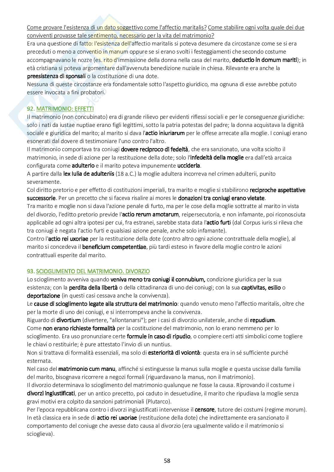 Riassunto esame Diritto privato romano, Prof. Barbati Stefano, libro consigliato Istituzioni di diritto privato romano, Marrone Pag. 11