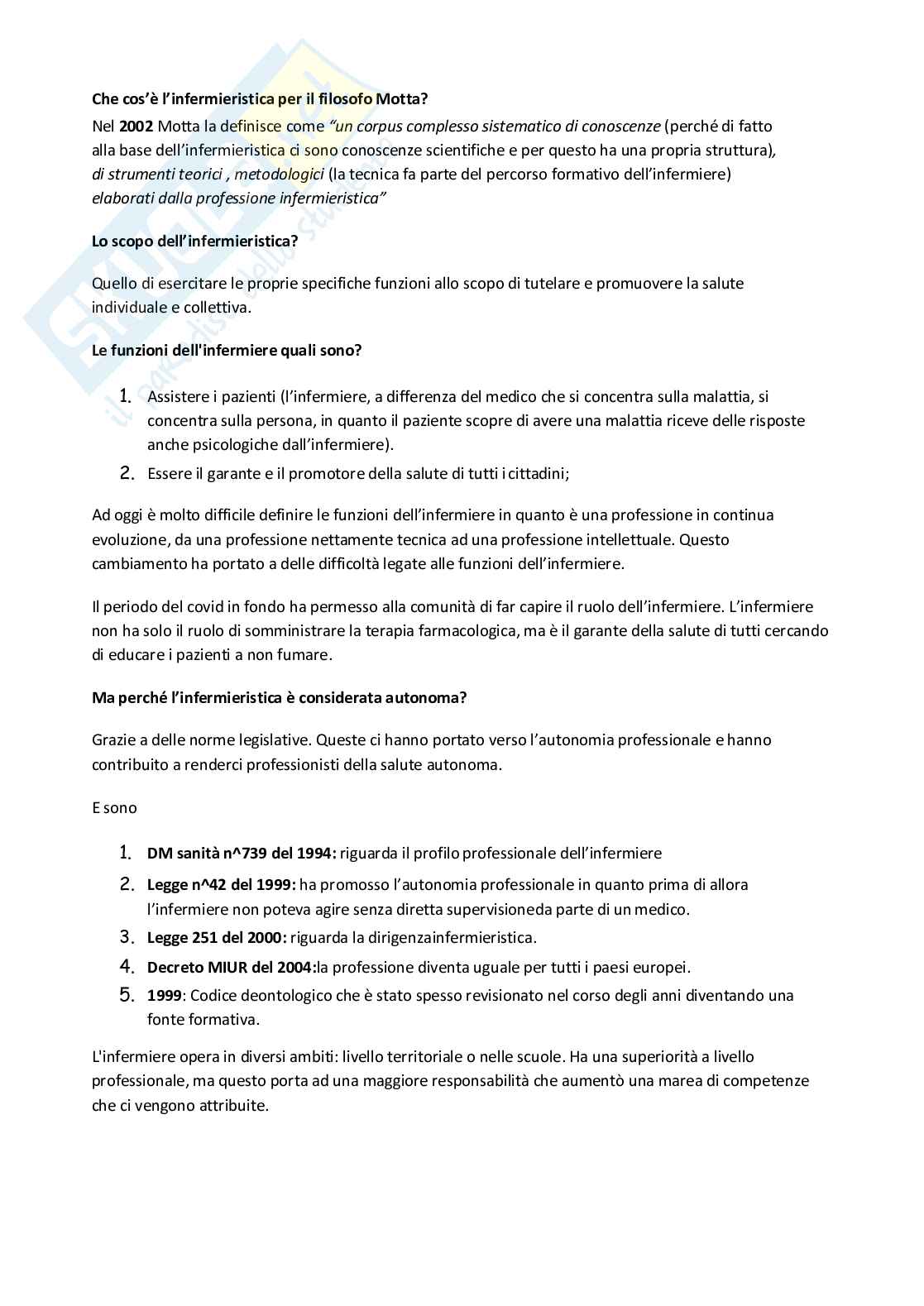 Principi dell'assistenza infermieristica Pag. 16