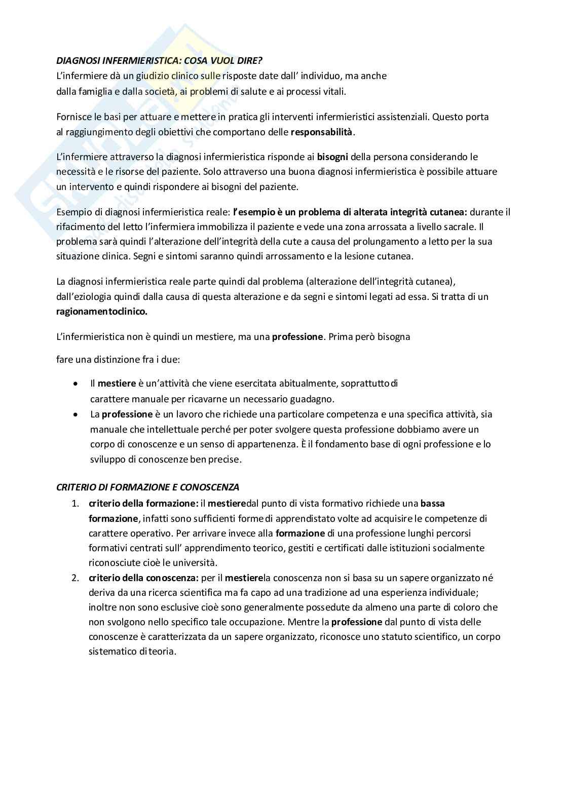 Principi dell'assistenza infermieristica Pag. 21