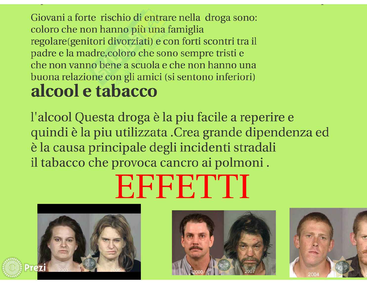 Droga, tesina Pag. 11