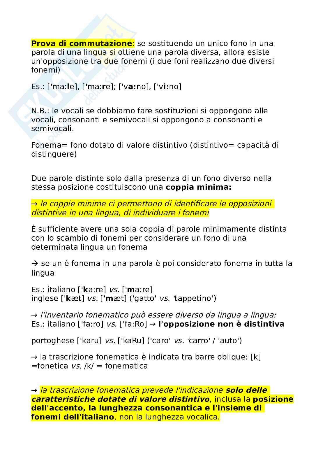 LInguistica generale giusto Pag. 41