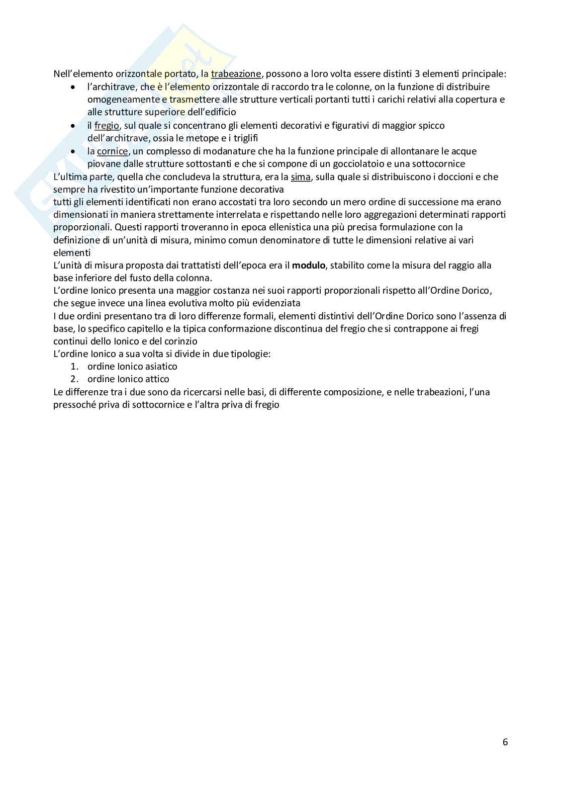 Storia dell'architettura antica e medievale Pag. 6