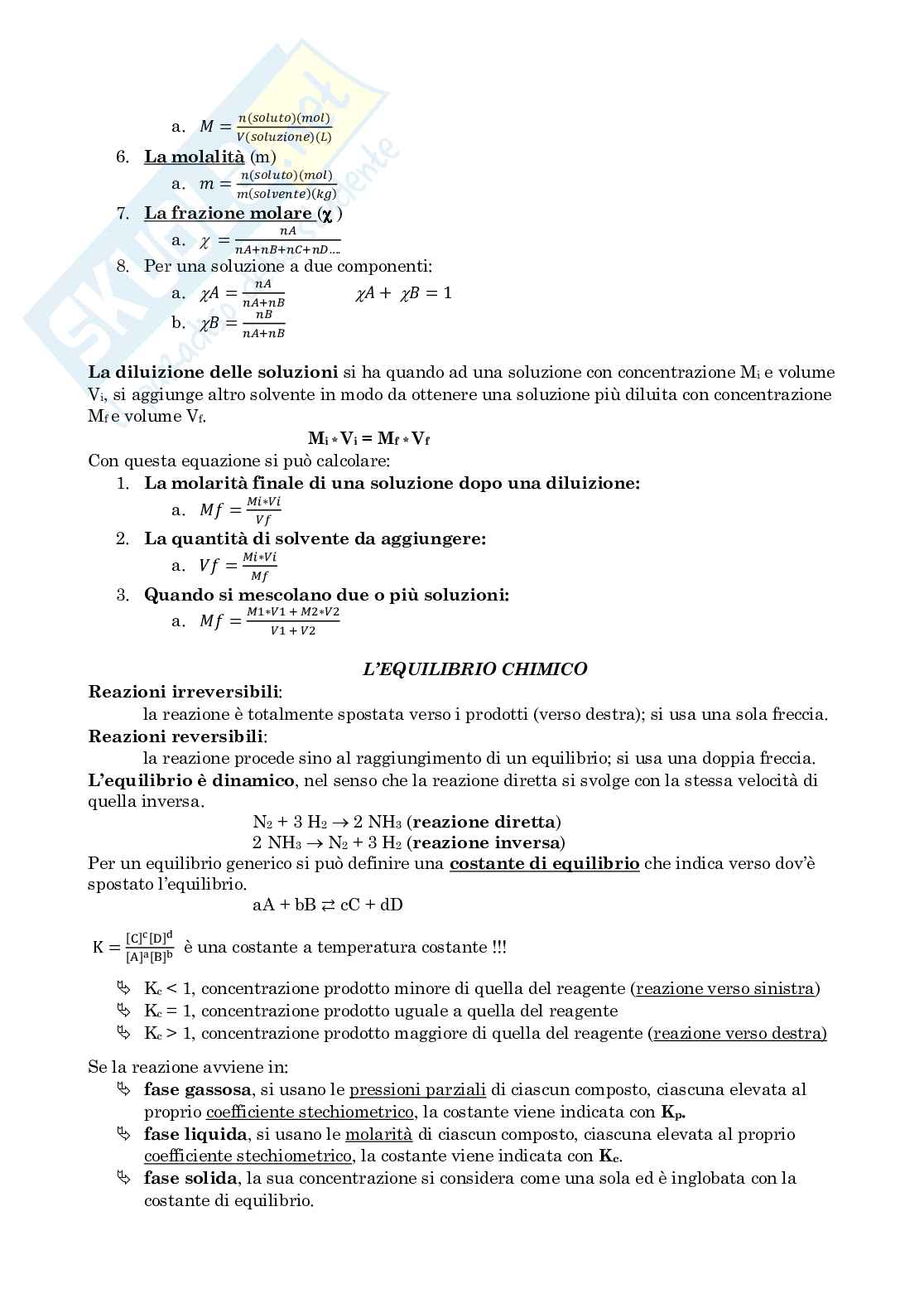 Appunti esame Chimica generale e inorganica - parte 2 Pag. 11