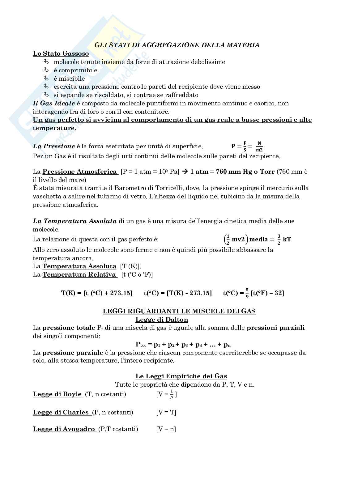 Appunti esame Chimica generale e inorganica - parte 2 Pag. 6