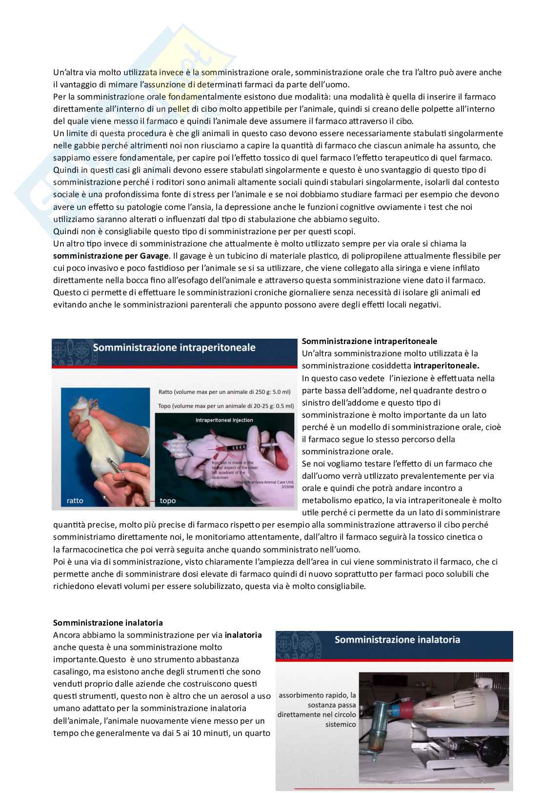 Tossicologia generale e del farmaco - parte 2 Pag. 1