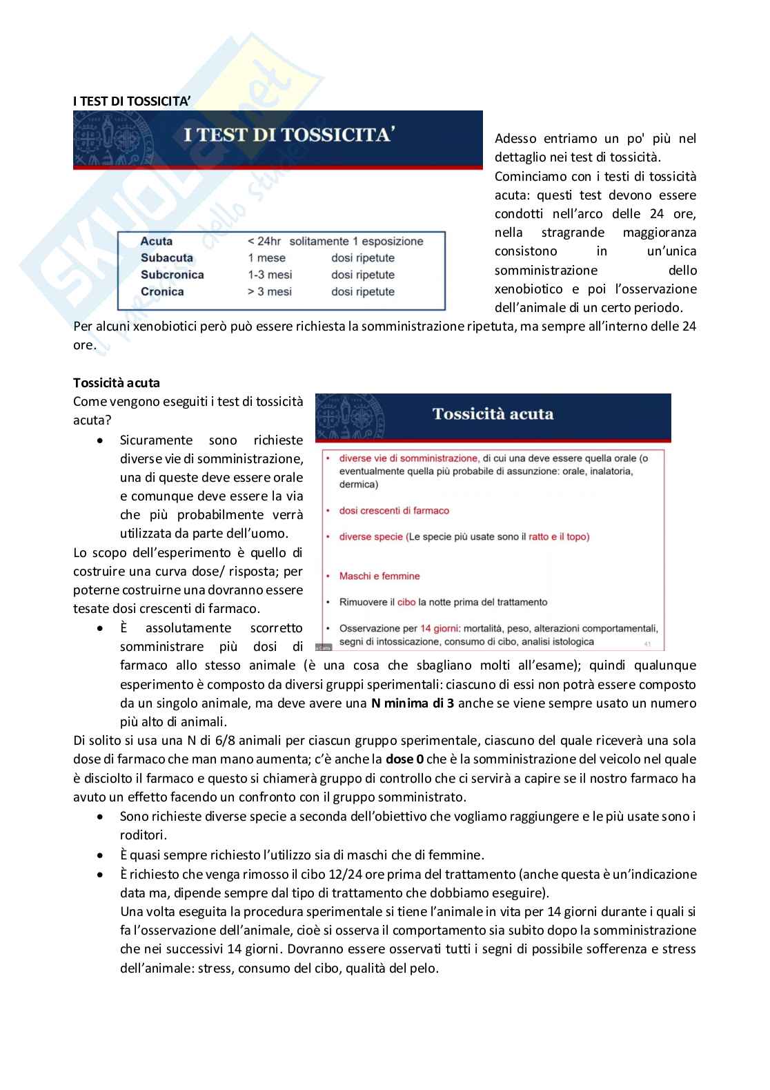 Tossicologia generale e del farmaco - parte 2 Pag. 31