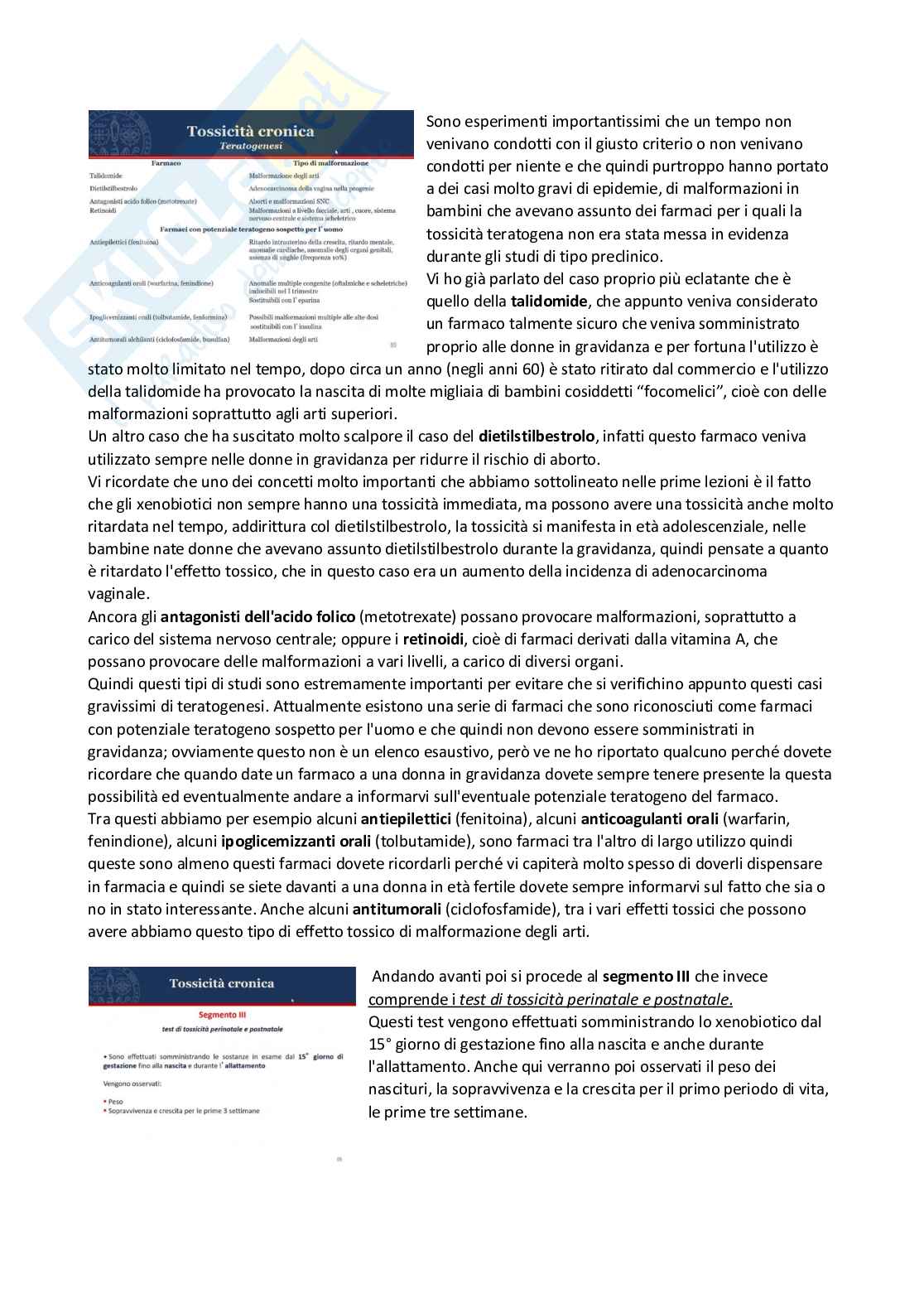 Tossicologia generale e del farmaco - parte 2 Pag. 51