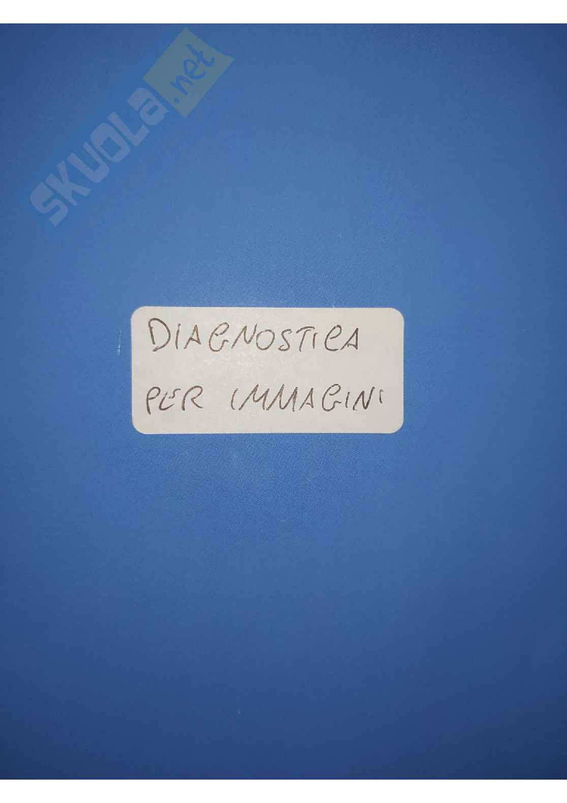 Appunti Diagnostica per immagini Pag. 1