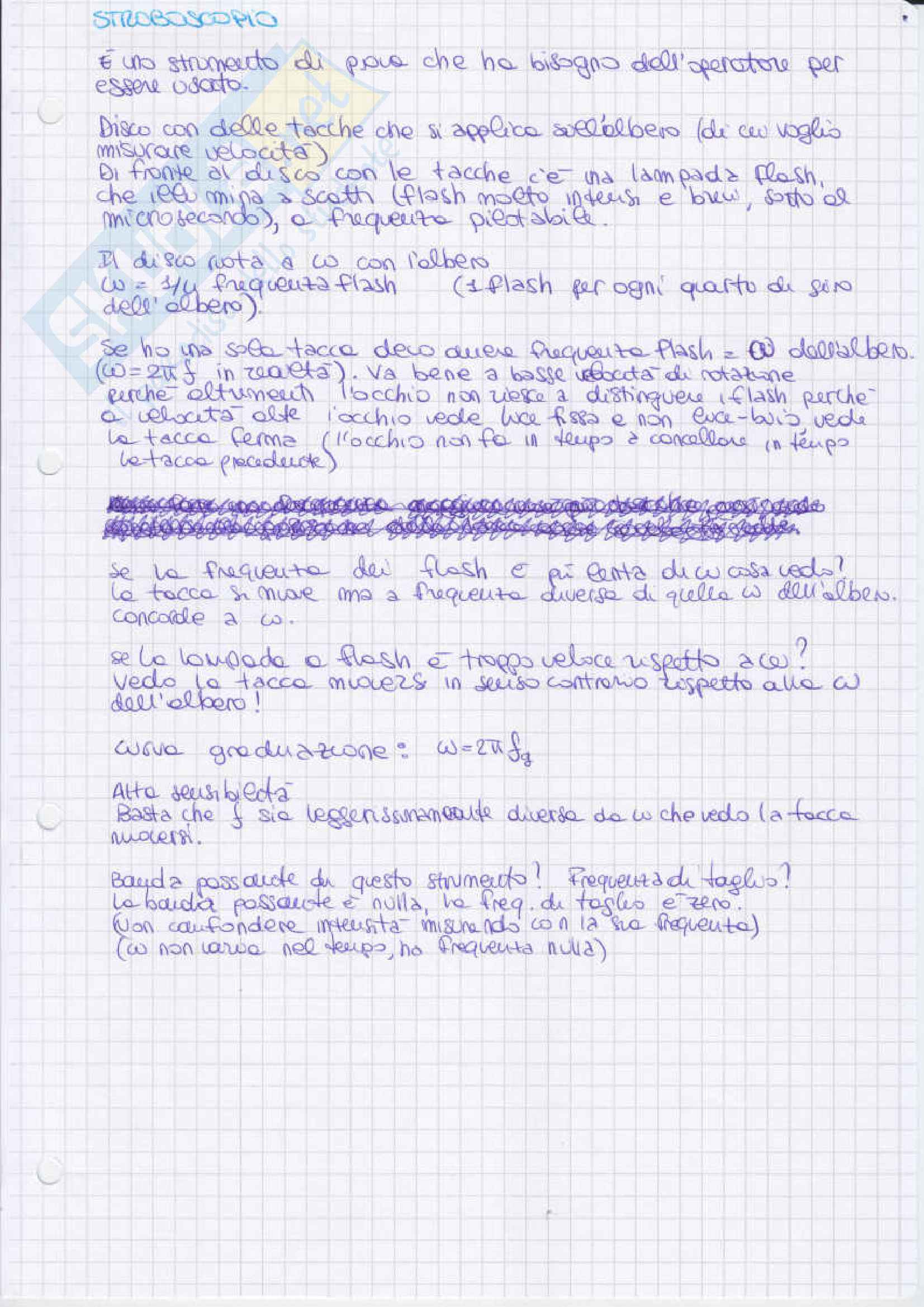 Misure Meccaniche e Termiche - appunti del corso Pag. 116