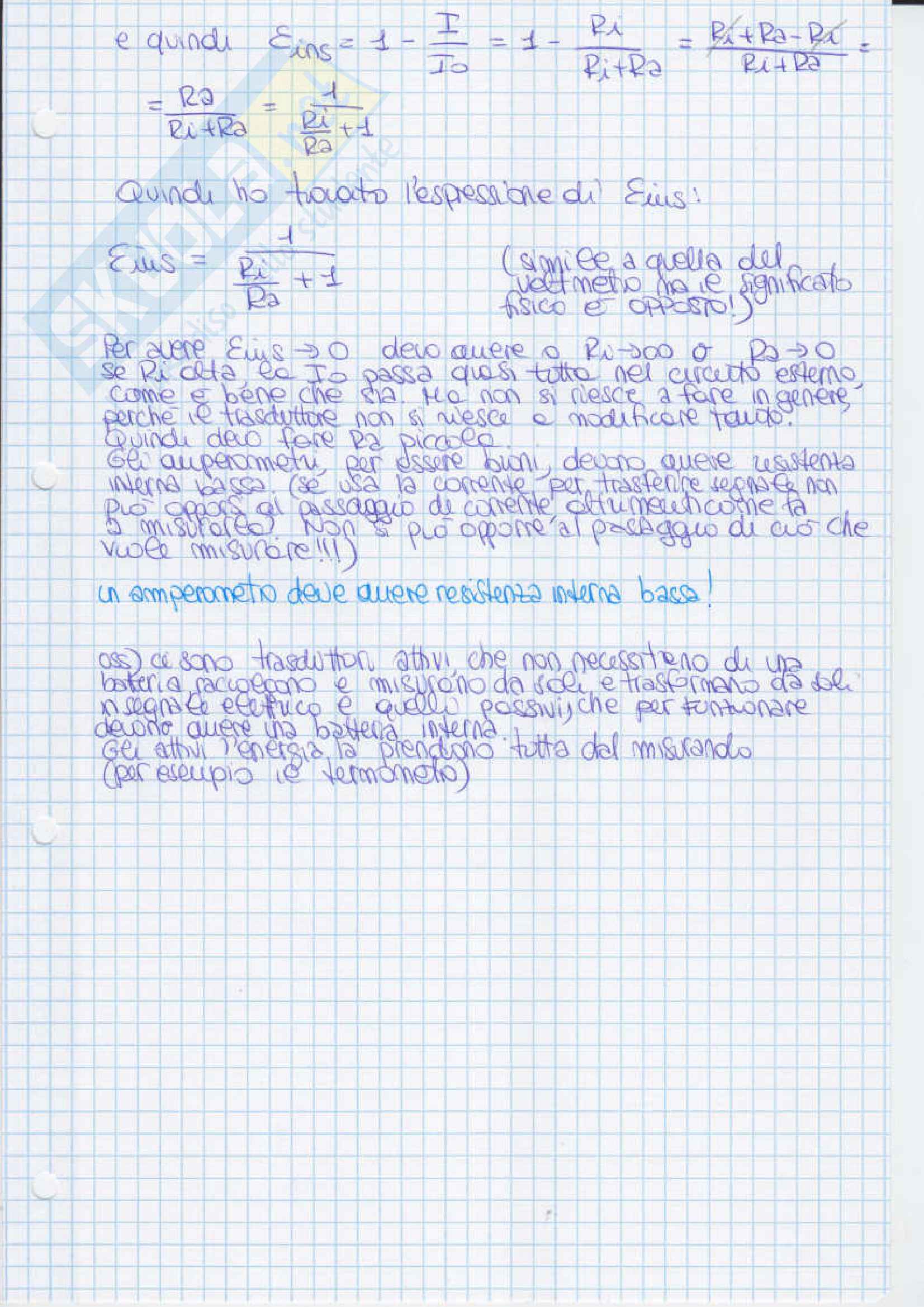 Misure Meccaniche e Termiche - appunti del corso Pag. 16
