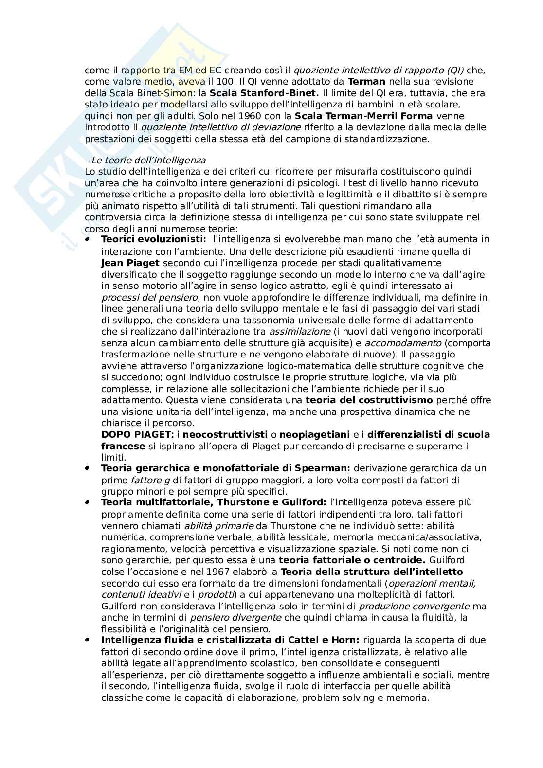 Appunti esame Teorie e tecniche dei test   Pag. 26