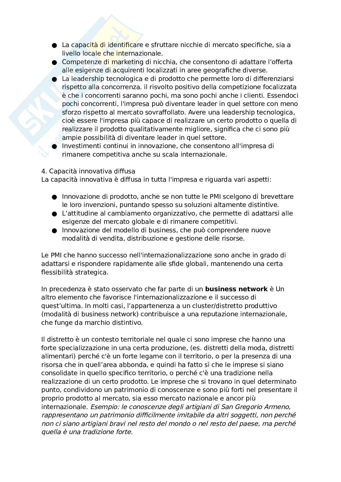 Riassunto esame Economia e gestione delle imprese internazionali, Prof. De Chiara Alessandra, libro consigliato Economia e gestione delle imprese internazionali, Caroli Pag. 51