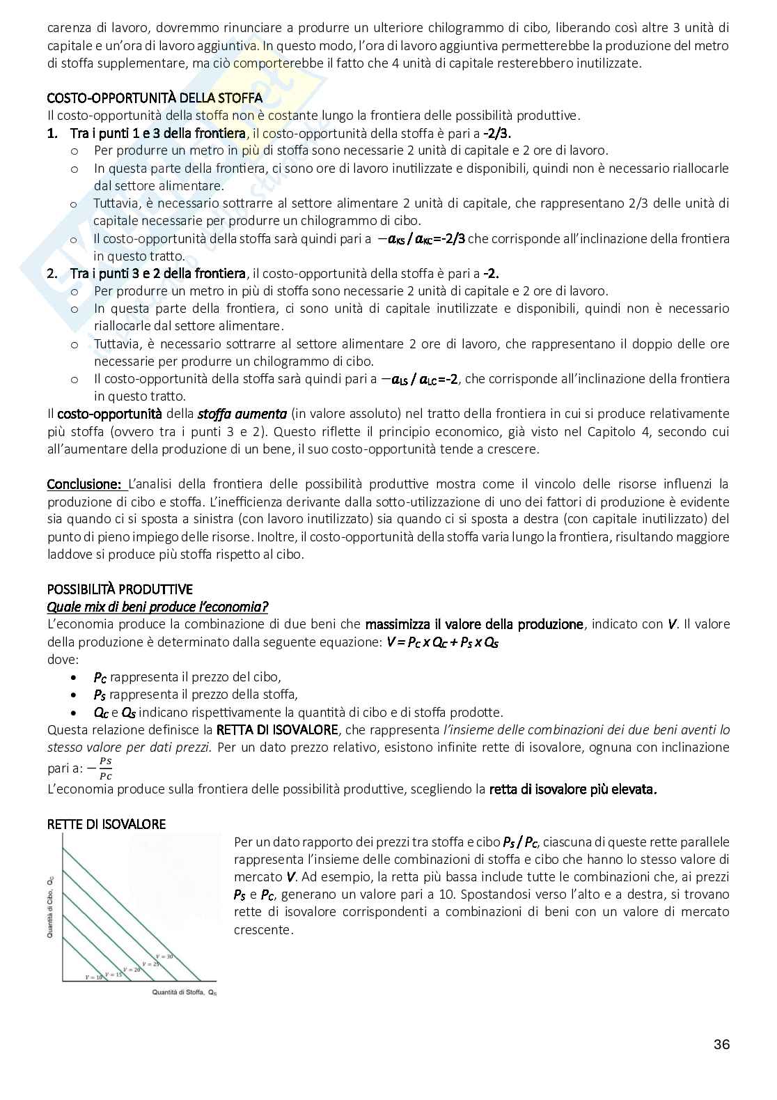 Riassunto esame Economia internazionale, Prof. Campo Francesco, libro consigliato Economia internazionale 1. Teoria e politica del commercio internazionale, Krugman, Obstfeld, Maurice, Melitz Pag. 36