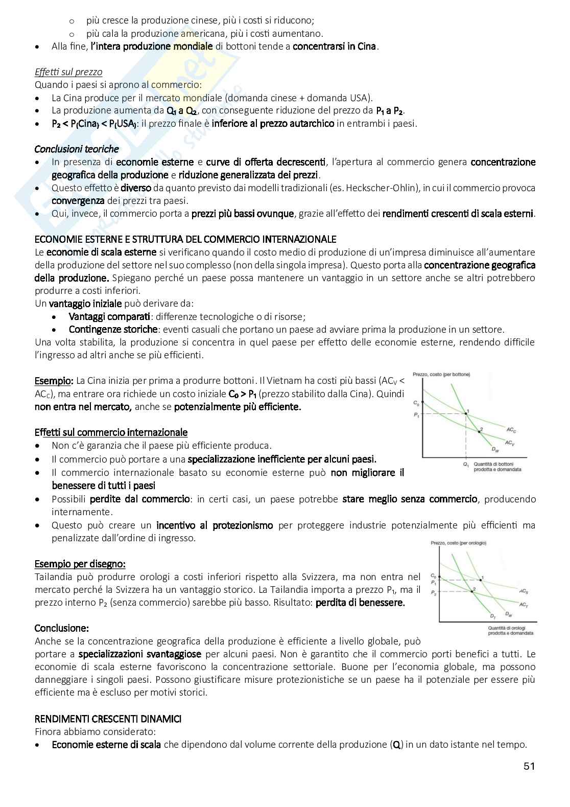 Riassunto esame Economia internazionale, Prof. Campo Francesco, libro consigliato Economia internazionale 1. Teoria e politica del commercio internazionale, Krugman, Obstfeld, Maurice, Melitz Pag. 51