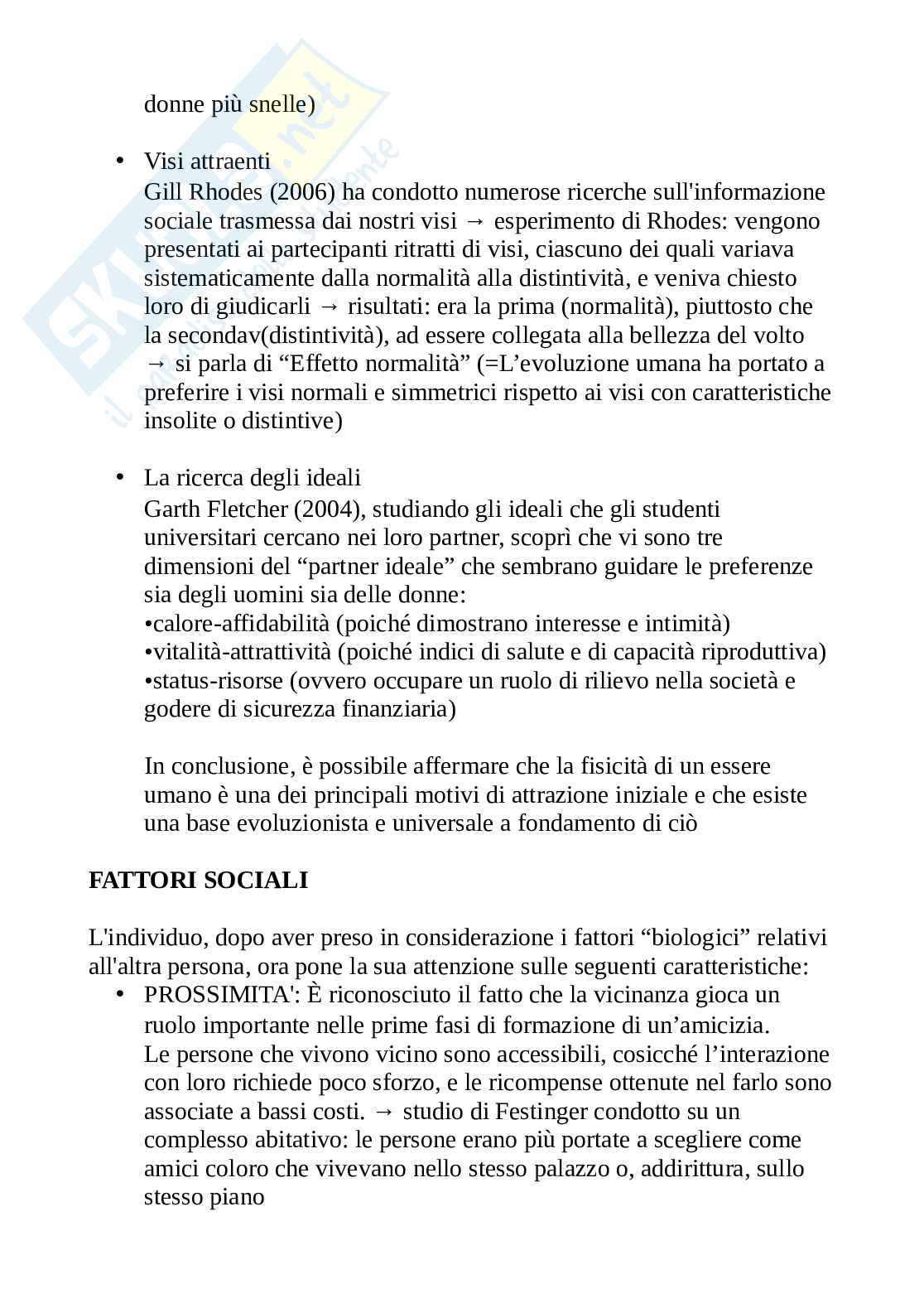 Attrazione e relazioni intime Pag. 2
