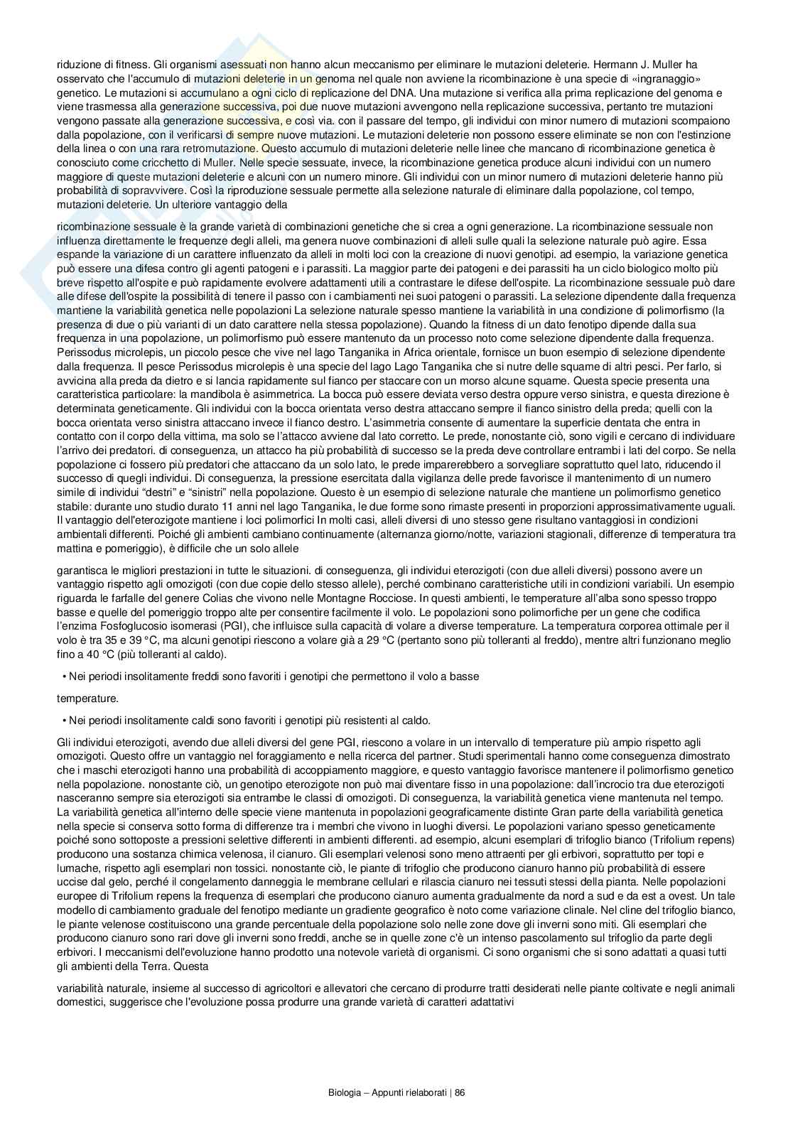 Appunti completi e dettagliati di Biologia – Preparazione all’esame Pag. 86