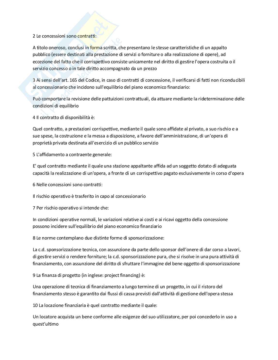 Domande e risposte su Diritto Amministrativo Pag. 36