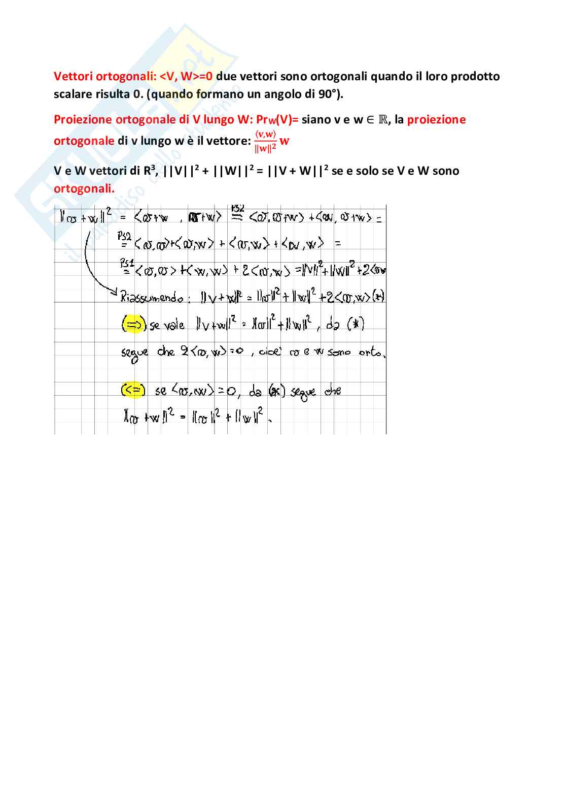 Appunti Geometria Pag. 2