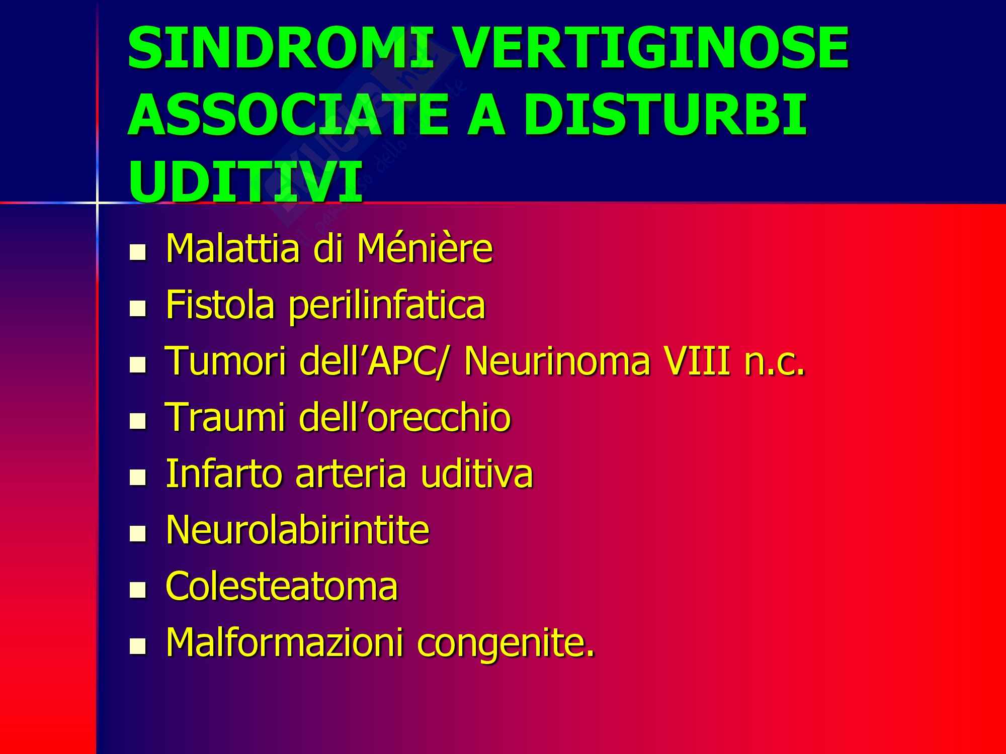 Otorinolaringoiatria - vertigini Pag. 21