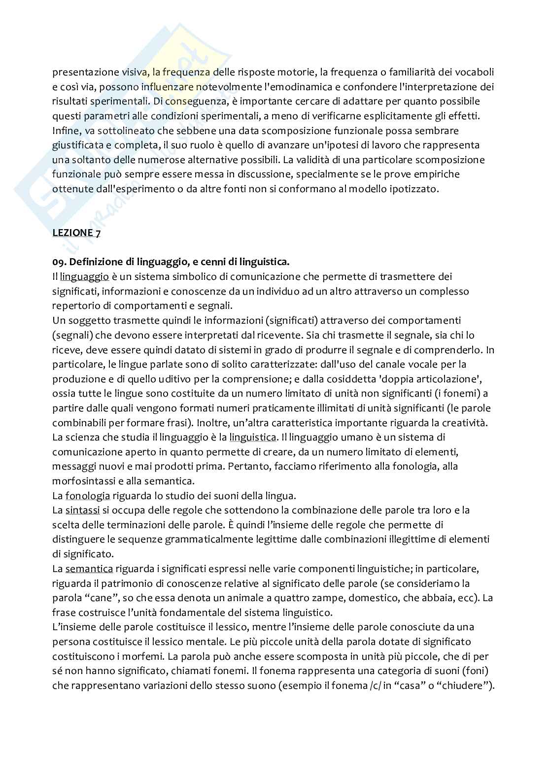 Neuropsicologia - Paniere compilato Pag. 81