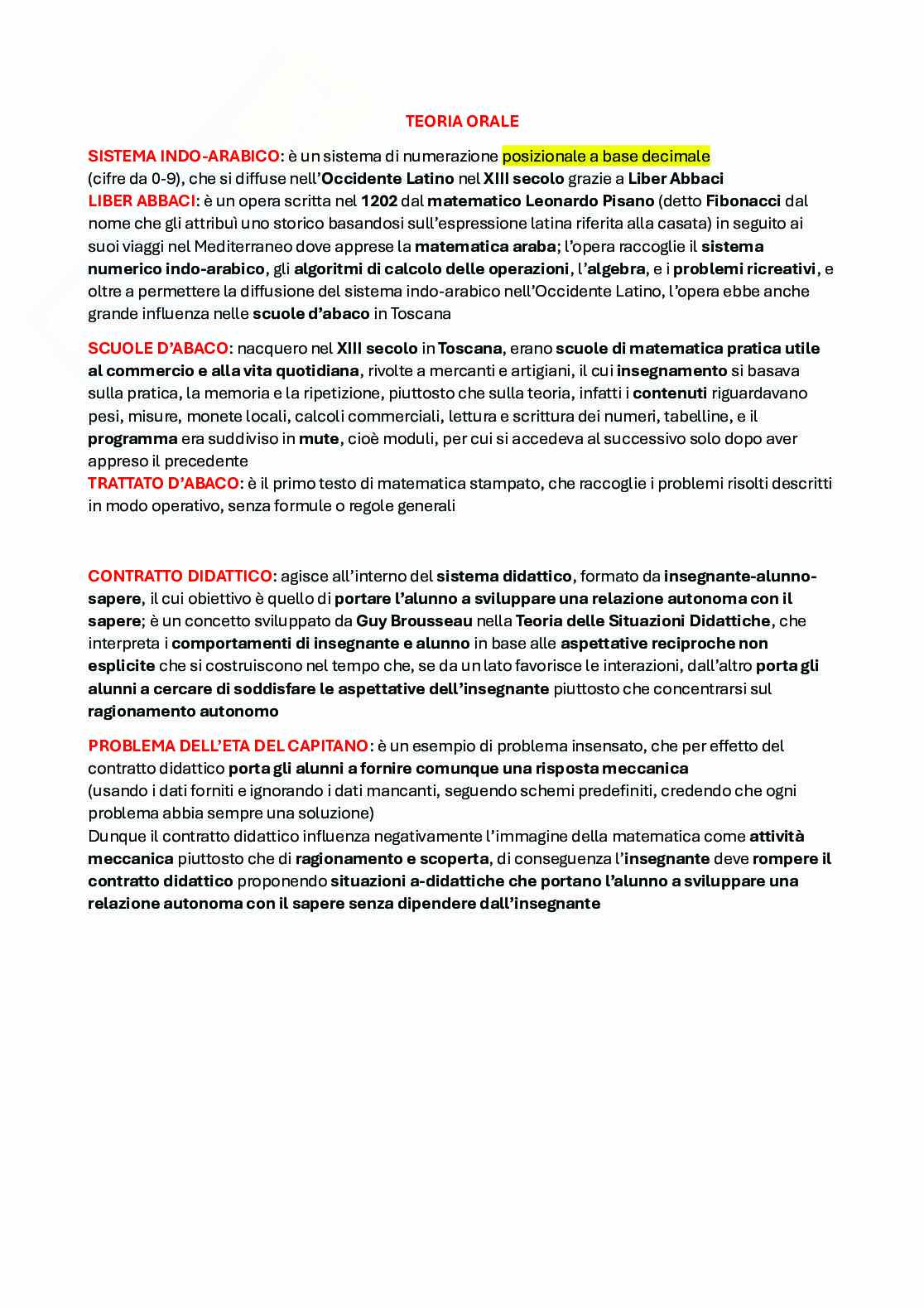 Didattica, epistemologia e storia della matematica (B024376) - Kit completo, teoria orale e esercitazioni, pratica scritto e orale | SFP Notes Vol. 13 Pag. 1