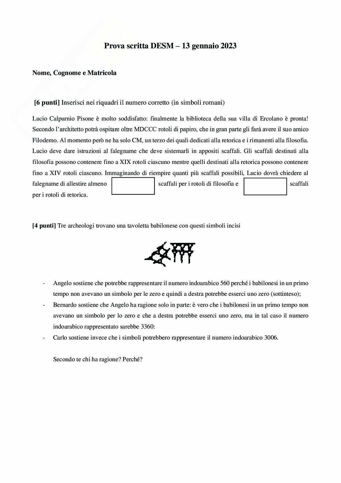 Didattica, epistemologia e storia della matematica (B024376) - Kit completo, teoria orale e esercitazioni, pratica scritto e orale | SFP Notes Vol. 13 Pag. 31