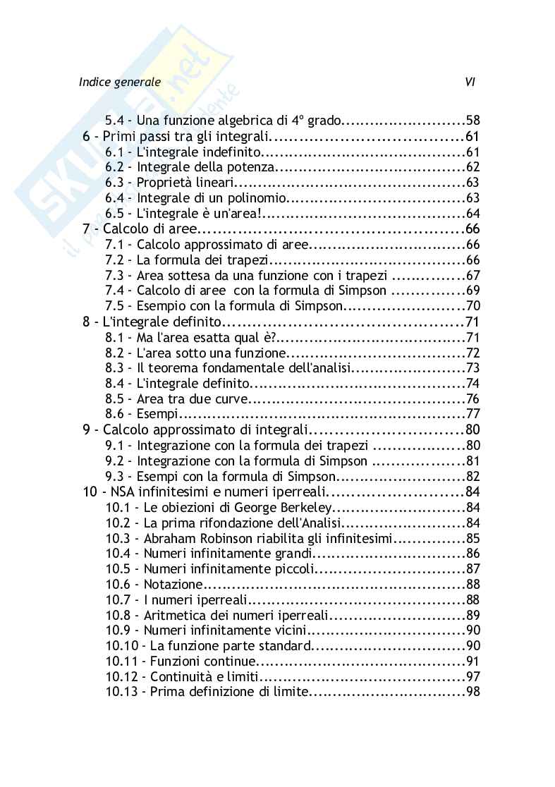 Il Calcolo Infinitesimale Non Standard (ebook) Pag. 6