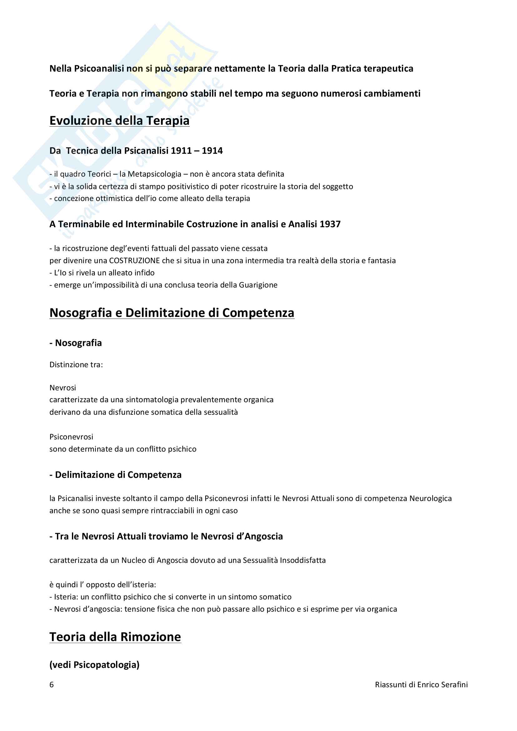 Riassunto esame Psicologia Dinamica, docente Maiocchi, libro consigliato Storia della psicoanalisi, Vegetti Finzi Pag. 6