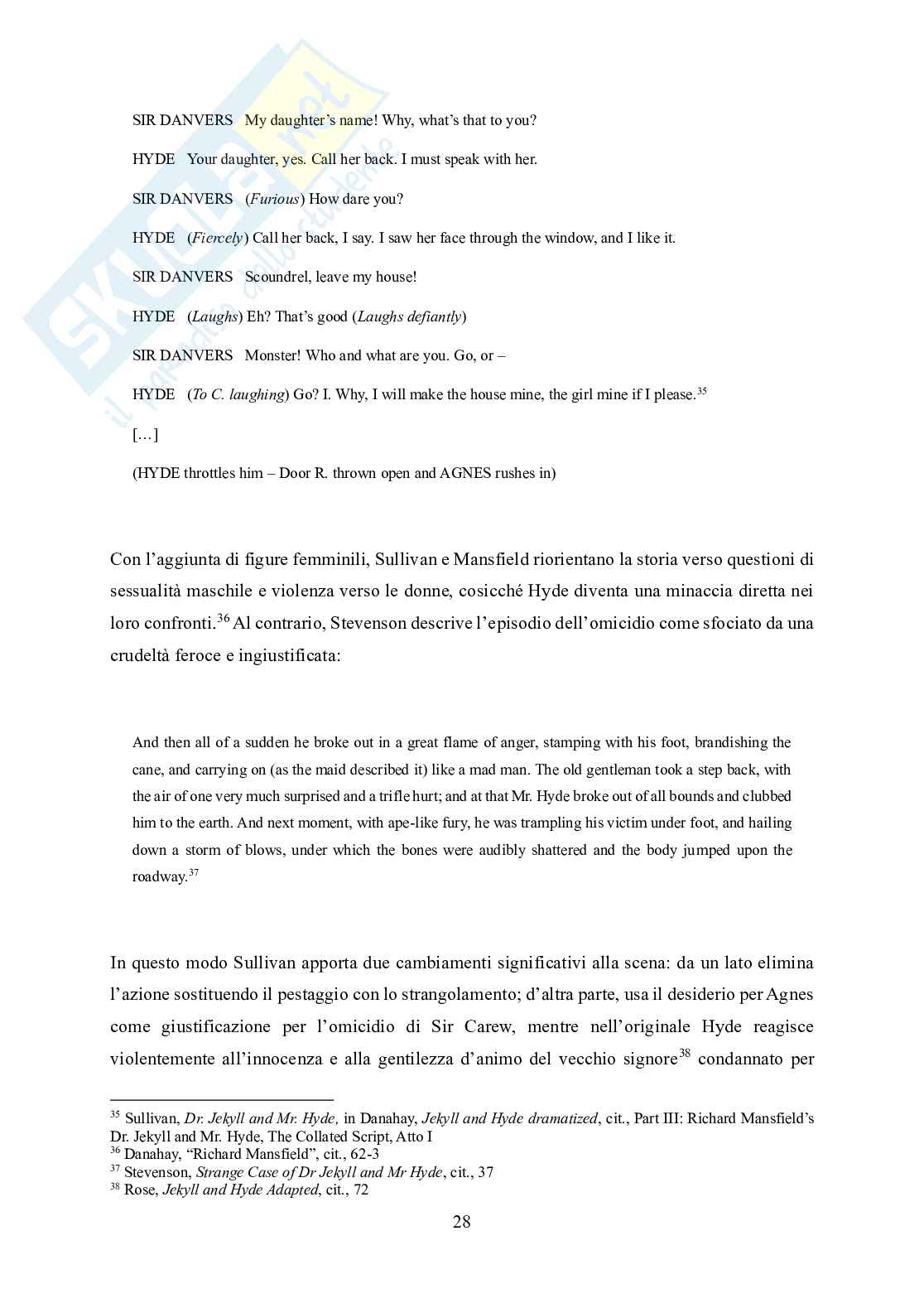 Tesi laurea triennale: le connessioni tra Dr. Jekyll and Mr. Hyde e Jack lo Squartatore Pag. 31