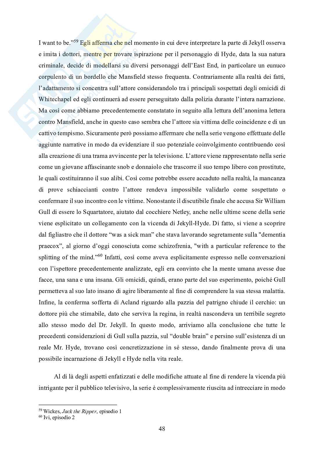 Tesi laurea triennale: le connessioni tra Dr. Jekyll and Mr. Hyde e Jack lo Squartatore Pag. 51