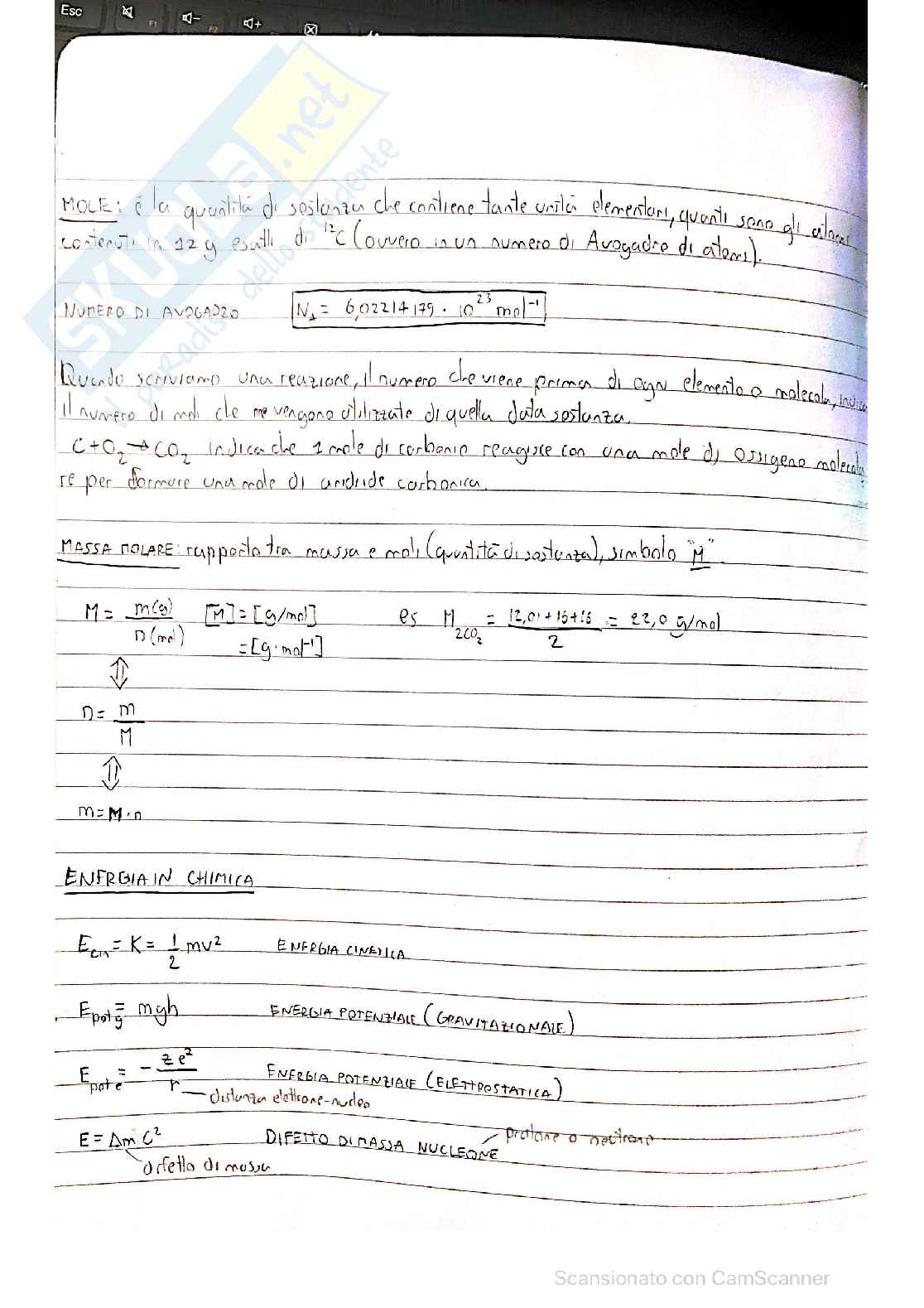 Chimica inorganica e generale completa Pag. 2