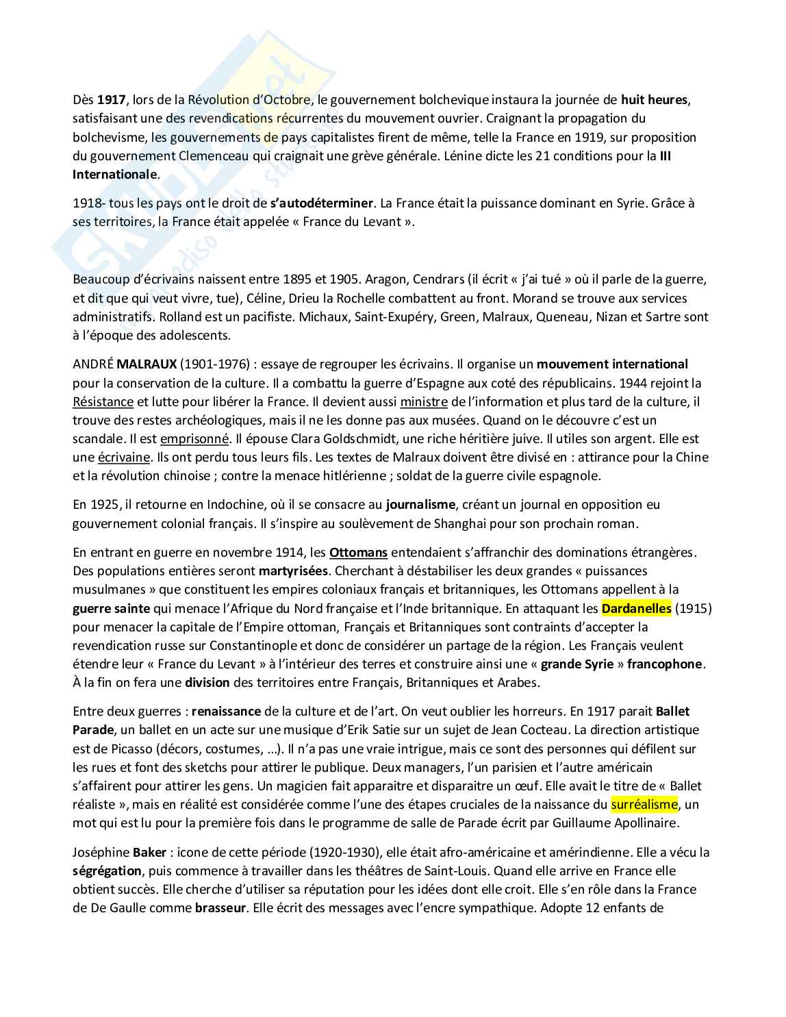 Preparazione d'esame Storia della cultura francese Pag. 11