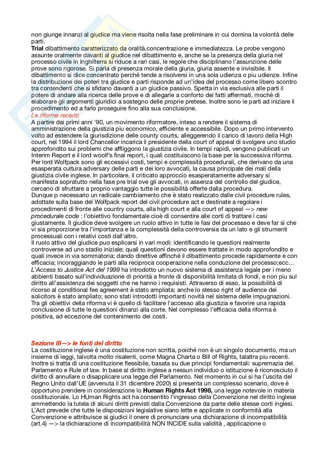 Riassunto esame Sistemi giuridici comparati , Prof. De Luca Alessandra, libro consigliato La tradizione giuridica occidentale. Testo di materiali per un confronto civil law common law, Varano, Barsotti Pag. 11