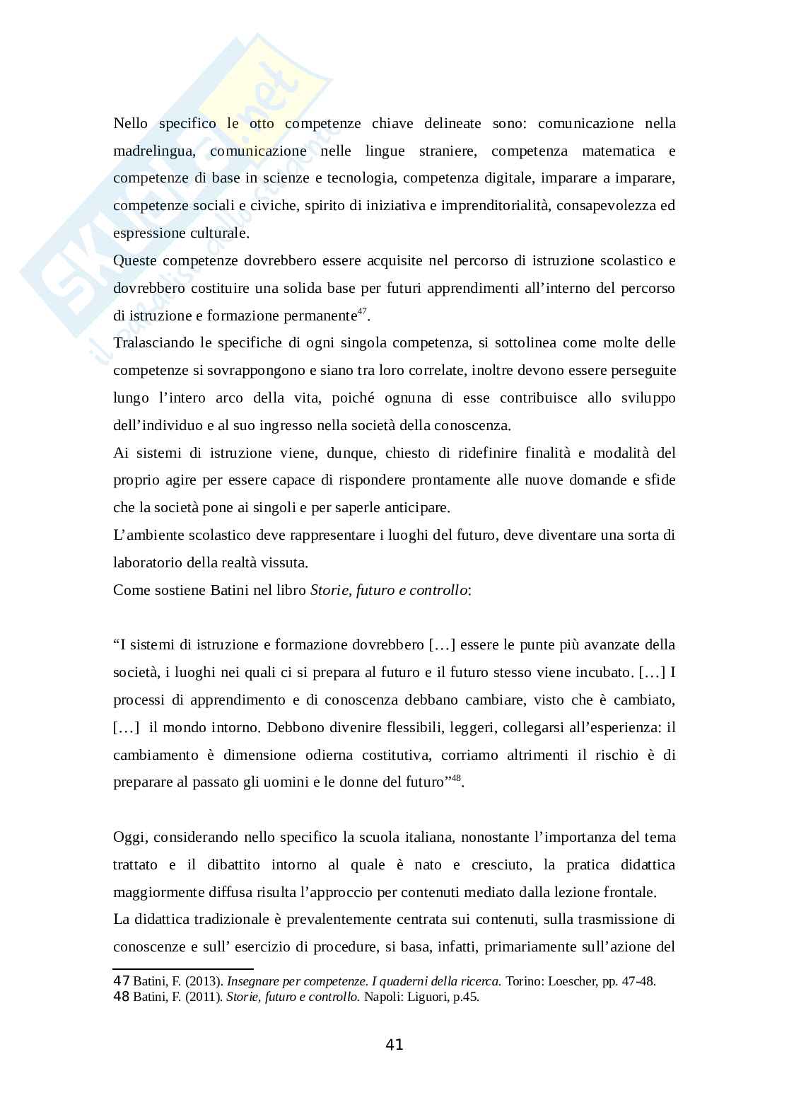 Flipped Classroom: una metodologia didattica innovativa Pag. 41