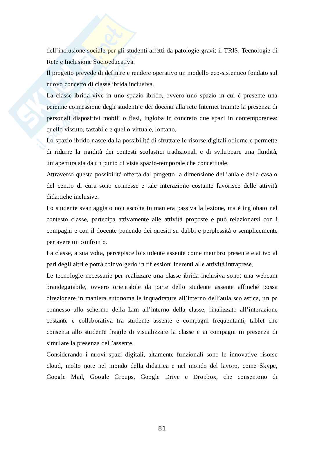 Flipped Classroom: una metodologia didattica innovativa Pag. 81