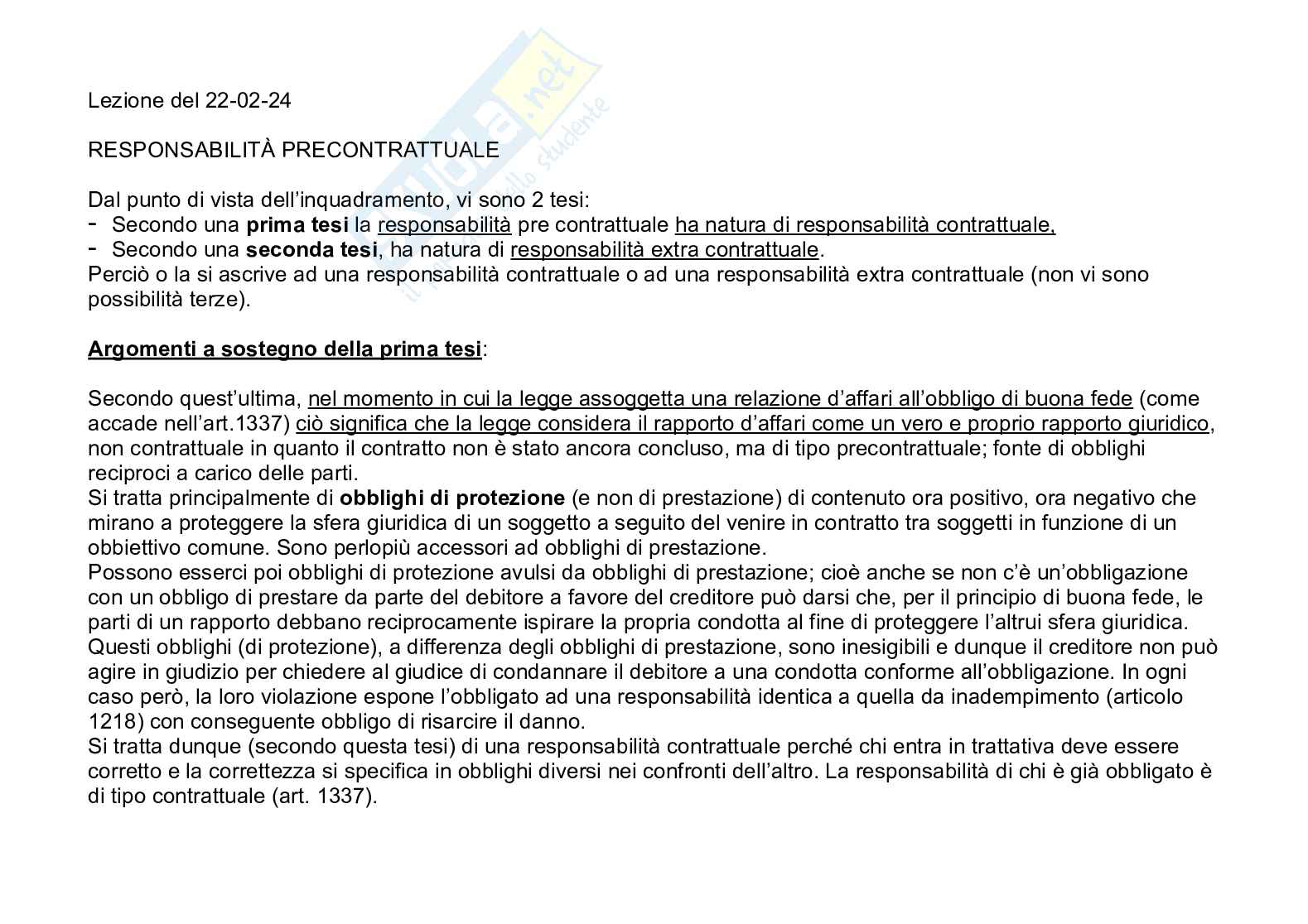 Appunti di Istituzioni di diritto privato, seconda parte del corso Pag. 21