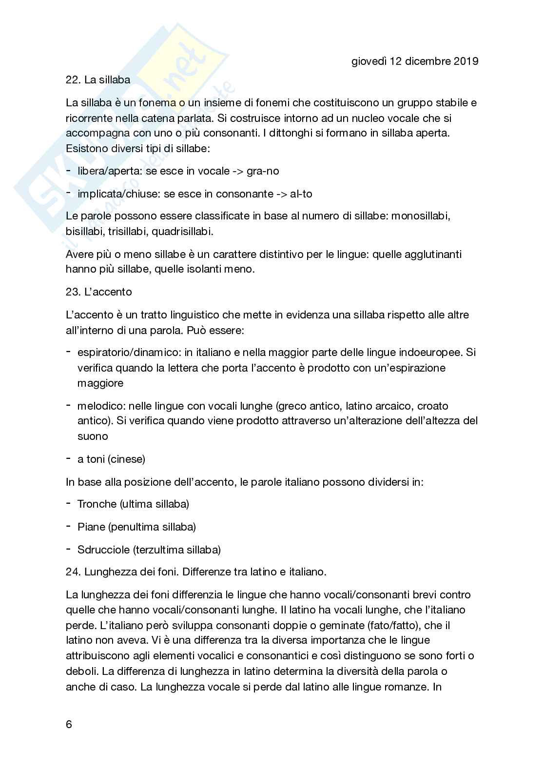 Domande e risposte esame linguistica generale Pag. 6